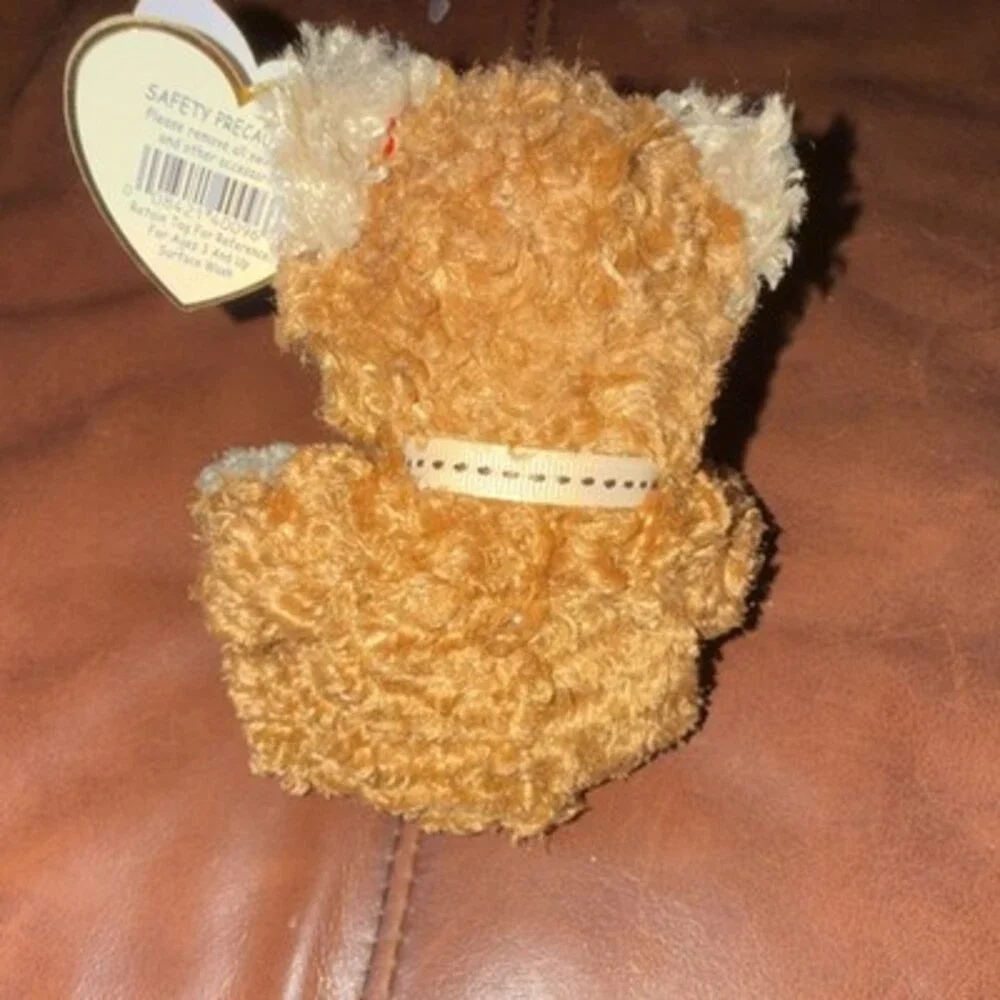Ty Beanie Babies Whittle Bear Plush Beanbag 2004 Ages 3+ 4-7 Years